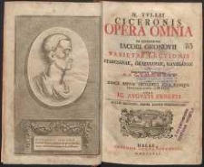 Opera omnia ex recensione Iacobi Gronovii. Ed. 1