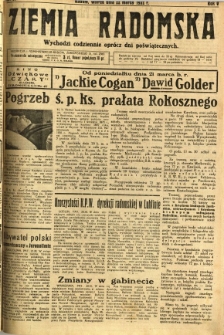 Ziemia Radomska, 1932, R. 5, nr 67