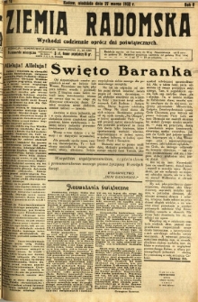 Ziemia Radomska, 1932, R. 5, nr 71