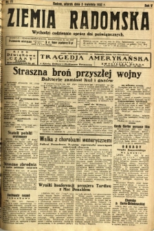 Ziemia Radomska, 1932, R. 5, nr 77
