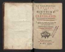 Cleveland : la philosophie anglois ou Histoire de M. Cleveland, fils naturel de Cromwell. T. 1-2