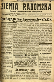 Ziemia Radomska, 1932, R. 5, nr 80