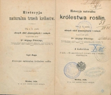 Historyja naturalna królestwa roślin dla c. k. austr. Niższych szkół gimnazyjalnych i realnych